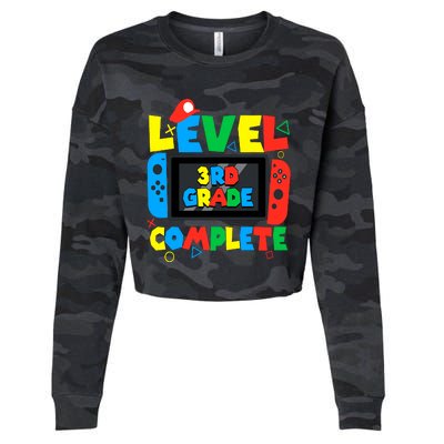 Last Day Of 3rd Grade Boy Graduation Gift End Of School Year Cropped Pullover Crew