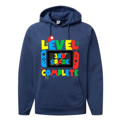 Last Day Of 3rd Grade Boy Graduation Gift End Of School Year Performance Fleece Hoodie