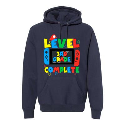 Last Day Of 3rd Grade Boy Graduation Gift End Of School Year Premium Hoodie