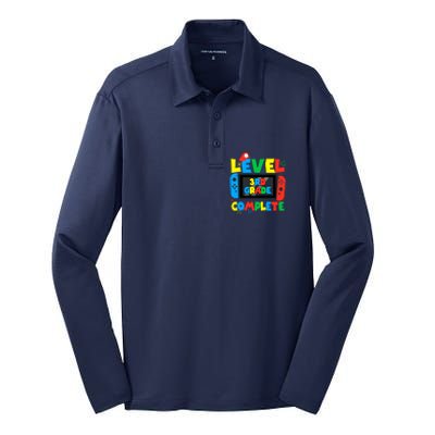 Last Day Of 3rd Grade Boy Graduation Gift End Of School Year Silk Touch Performance Long Sleeve Polo