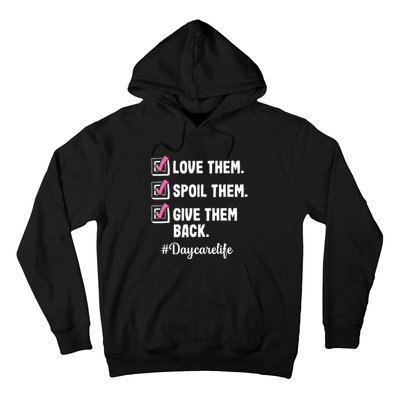 Love Daycare Provider Childcare Teacher Appreciation Hoodie