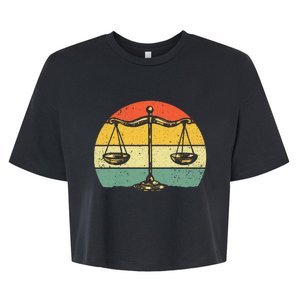 Lawyer Design Paralegal Attorney Lovers Bella+Canvas Jersey Crop Tee