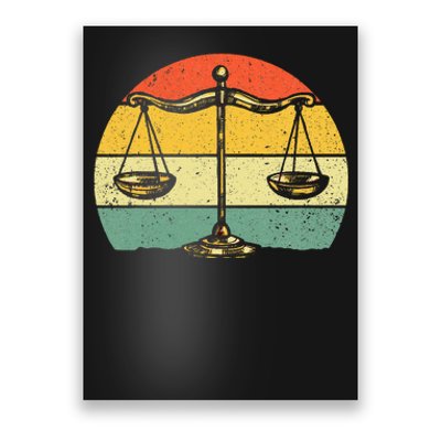 Lawyer Design Paralegal Attorney Lovers Poster