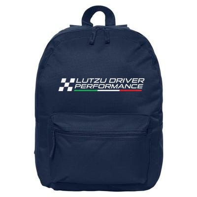 Lutzu Driver Performance Ldp Sim Racing Driver Coaching 16 in Basic Backpack