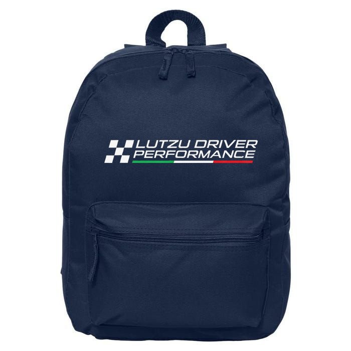 Lutzu Driver Performance Ldp Sim Racing Driver Coaching 16 in Basic Backpack