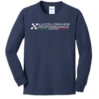 Lutzu Driver Performance Ldp Sim Racing Driver Coaching Kids Long Sleeve Shirt