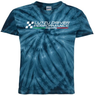 Lutzu Driver Performance Ldp Sim Racing Driver Coaching Kids Tie-Dye T-Shirt