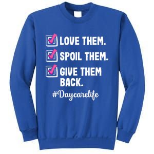 Love Daycare Provider Care Teacher Appreciation Great Gift Sweatshirt