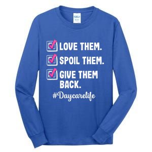 Love Daycare Provider Care Teacher Appreciation Great Gift Tall Long Sleeve T-Shirt