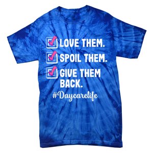 Love Daycare Provider Care Teacher Appreciation Great Gift Tie-Dye T-Shirt