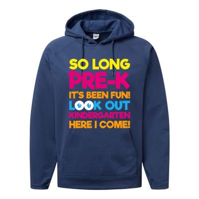 Last Day Pre-K Kindergarten Here I Come Graduation Performance Fleece Hoodie