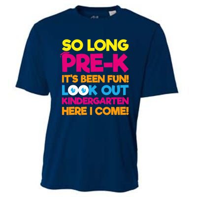 Last Day Pre-K Kindergarten Here I Come Graduation Cooling Performance Crew T-Shirt