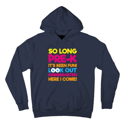 Last Day Pre-K Kindergarten Here I Come Graduation Hoodie