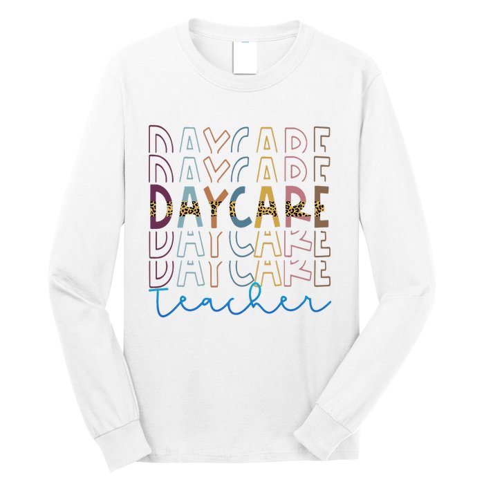 Love Daycare Provider Childcare Teacher Appreciation Gifts Long Sleeve Shirt