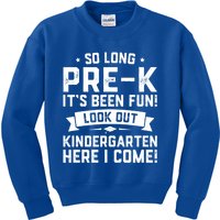 Last Day Precool Giftk Kindergarten Here I Come Graduation Gift Kids Sweatshirt