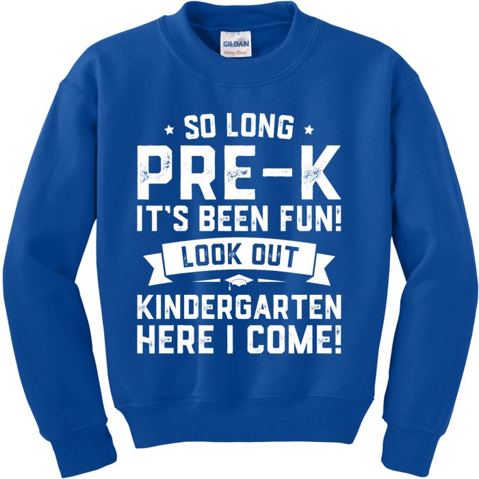 Last Day Precool Giftk Kindergarten Here I Come Graduation Gift Kids Sweatshirt