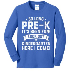 Last Day Precool Giftk Kindergarten Here I Come Graduation Gift Kids Long Sleeve Shirt