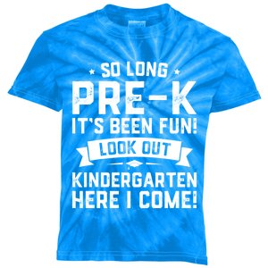 Last Day Precool Giftk Kindergarten Here I Come Graduation Gift Kids Tie-Dye T-Shirt