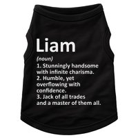 Liam Definition Personalized Name Funny Birthday Gift Idea Doggie Tank