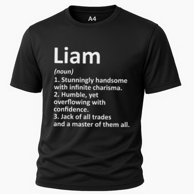 Liam Definition Personalized Name Funny Birthday Gift Idea Performance Shirt