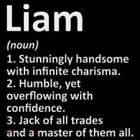 Liam Definition Personalized Name Funny Birthday Gift Idea Hoodie