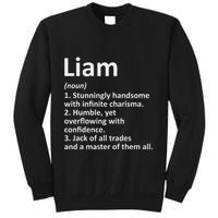 Liam Definition Personalized Name Funny Birthday Gift Idea Sweatshirt
