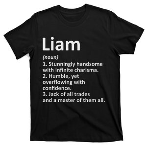 Liam Definition Personalized Name Funny Birthday Gift Idea T-Shirt