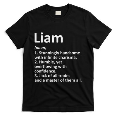 Liam Definition Personalized Name Funny Birthday Gift Idea T-Shirt
