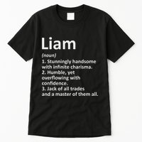 Liam Definition Personalized Name Funny Birthday Gift Idea Tall T-Shirt