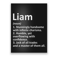 Liam Definition Personalized Name Funny Birthday Gift Idea Poster
