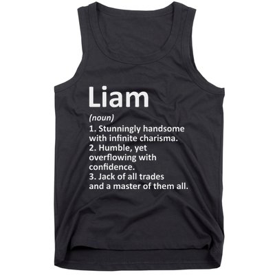 Liam Definition Personalized Name Funny Birthday Gift Idea Tank Top