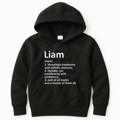 Liam Definition Personalized Name Funny Birthday Gift Idea Kids Hoodie