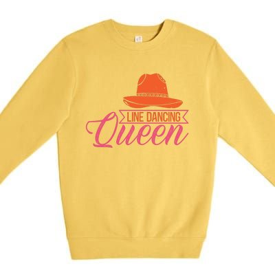 Line Dancing Queen T Premium Crewneck Sweatshirt