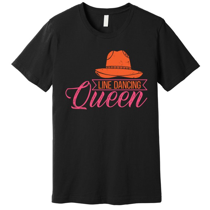 Line Dancing Queen T Premium T-Shirt