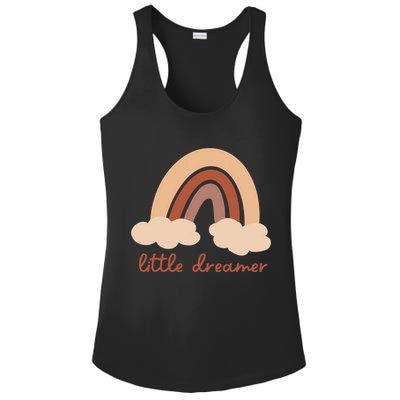 Little Dreamer Rainbow Cute Gift Ladies PosiCharge Competitor Racerback Tank