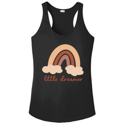 Little Dreamer Rainbow Cute Gift Ladies PosiCharge Competitor Racerback Tank