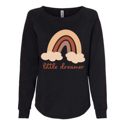 Little Dreamer Rainbow Cute Gift Womens California Wash Sweatshirt