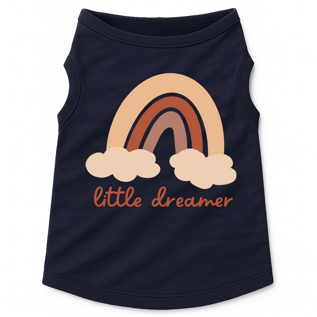Little Dreamer Rainbow Cute Gift Doggie Tank