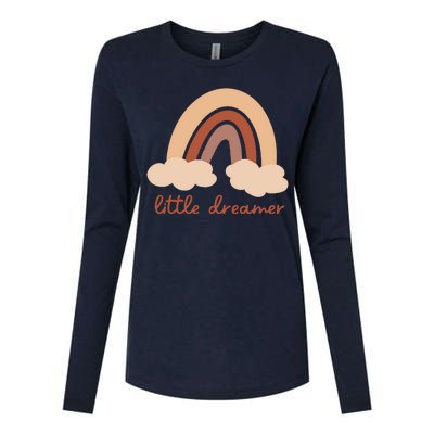 Little Dreamer Rainbow Cute Gift Womens Cotton Relaxed Long Sleeve T-Shirt