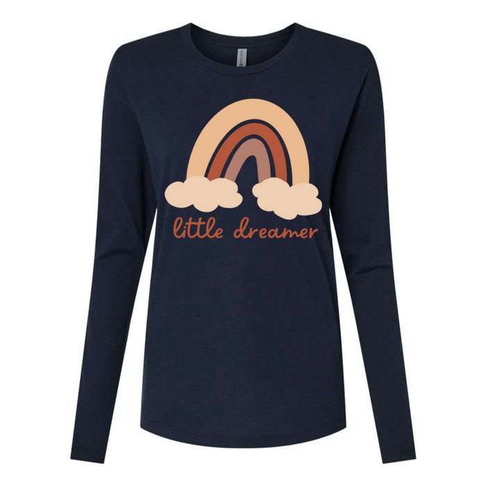 Little Dreamer Rainbow Cute Gift Womens Cotton Relaxed Long Sleeve T-Shirt