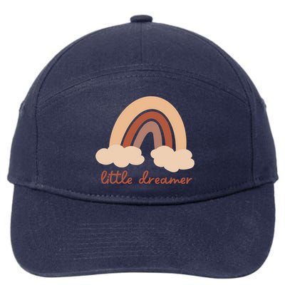 Little Dreamer Rainbow Cute Gift 7-Panel Snapback Hat