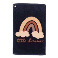 Little Dreamer Rainbow Cute Gift Platinum Collection Golf Towel