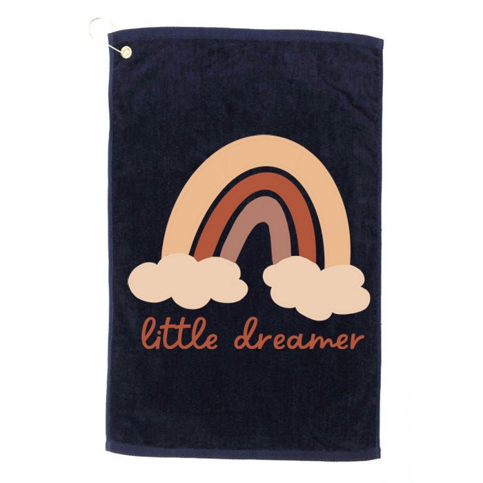 Little Dreamer Rainbow Cute Gift Platinum Collection Golf Towel