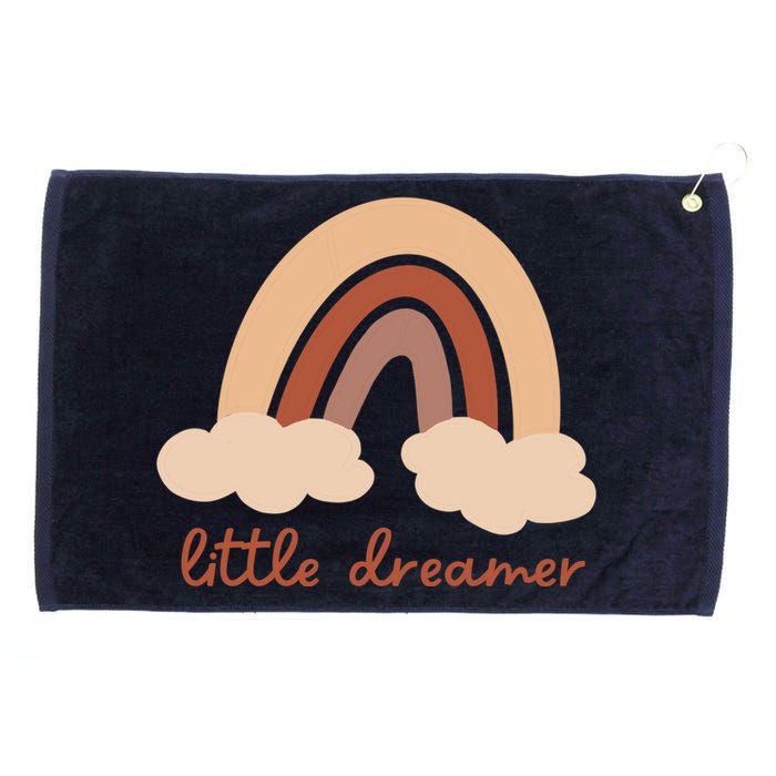 Little Dreamer Rainbow Cute Gift Grommeted Golf Towel