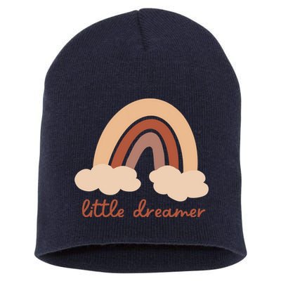 Little Dreamer Rainbow Cute Gift Short Acrylic Beanie