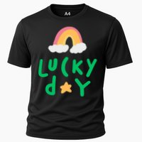 Lucky Day Rainbow Star St Patrick's Day Cooling Performance Crew T-Shirt