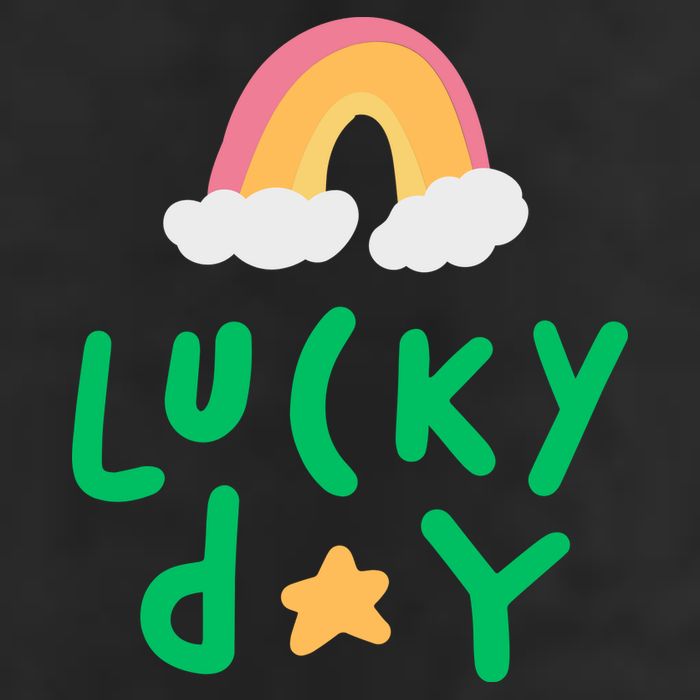 Lucky Day Rainbow Star St Patrick's Day Adult Drive Performance Visor