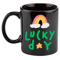 Lucky Day Rainbow Star St Patrick's Day 11oz C Handle Ceramic Mug