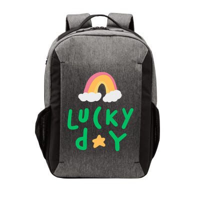Lucky Day Rainbow Star St Patrick's Day Vector Backpack