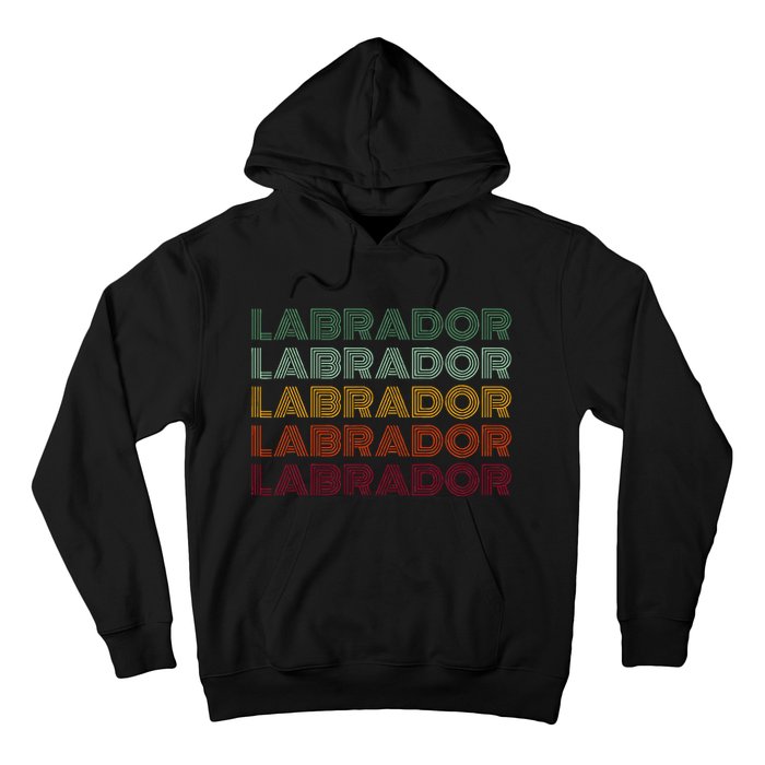 Labrador Dog Retro Hoodie